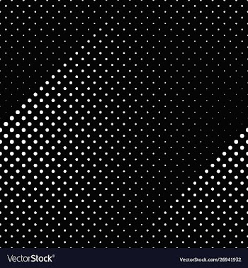 Abstract black and white geometrical dot pattern vector image