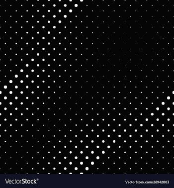 Abstract black and white geometrical dot pattern vector image