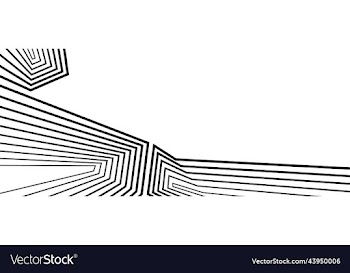 abstract black and white mobious wave stripe