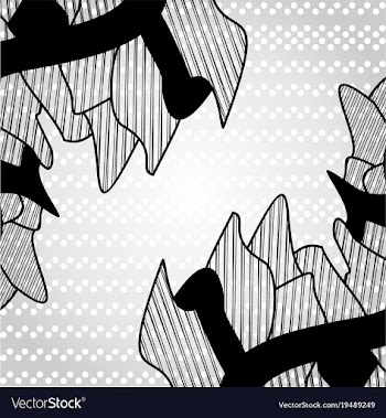 Abstract black and white pattern vector image