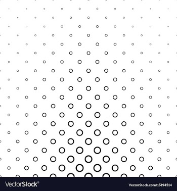 Abstract black and white ring pattern design vector image