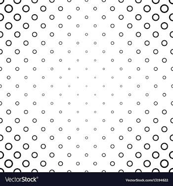 Abstract black and white ring pattern design vector image