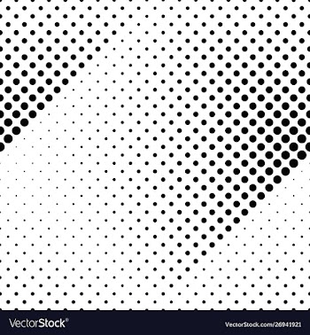 Abstract black and white seamless dot pattern vector image