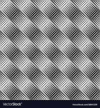 Abstract black and white seamless square pattern vector image