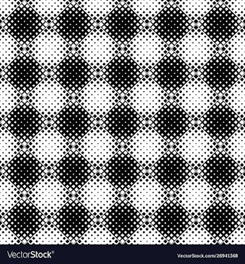 Abstract black and white seamless square pattern vector image