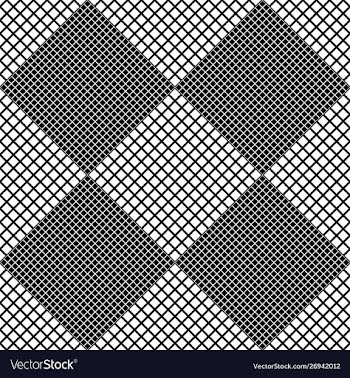 Abstract black and white seamless square pattern vector image