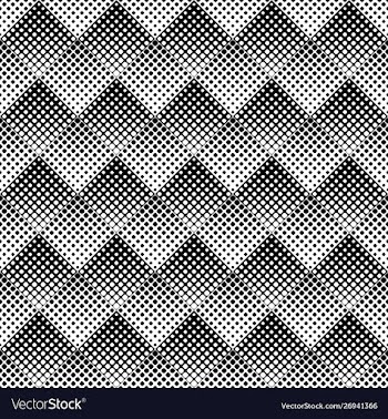 Abstract black and white square pattern background vector image