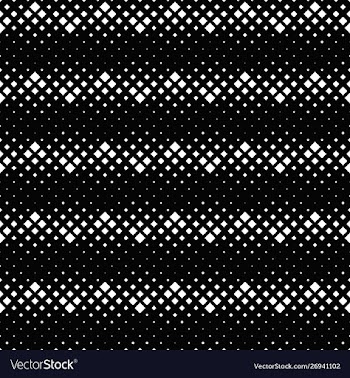 Abstract black and white square pattern vector image
