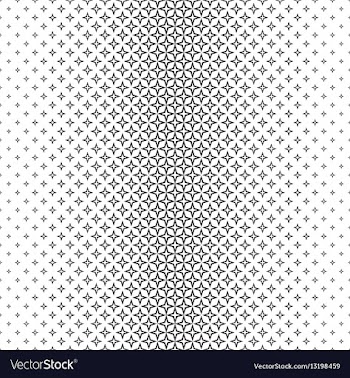Abstract black and white thorn pattern background vector image