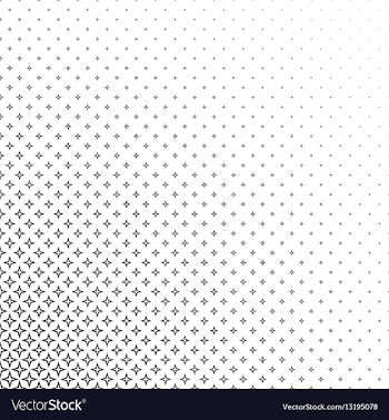 Abstract black and white thorn pattern design vector image