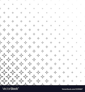 Abstract black and white thorn pattern design vector image