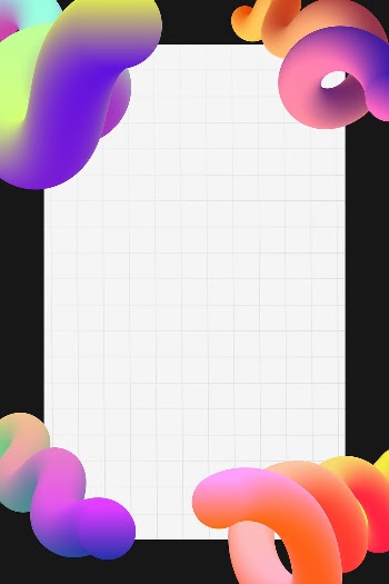 Abstract black frame background, colorful | Free Vector - rawpixel