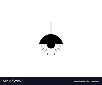 abstract black light design light icon