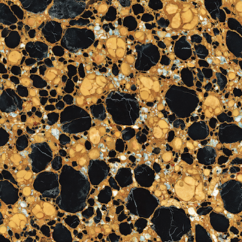 Abstract Black Marble with Gold Veining