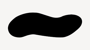 Abstract black shape clip art | Free Vector - rawpixel
