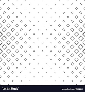 Abstract black square pattern design vector image