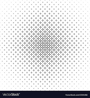 Abstract black white thorn pattern design vector image