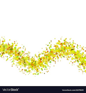 Abstract blank confetti wave background with vector image