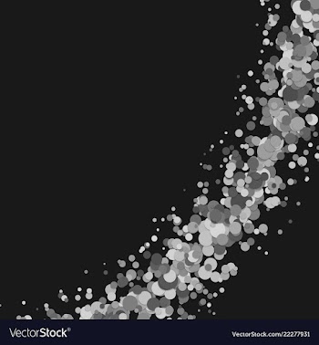Abstract blank curved confetti background vector image