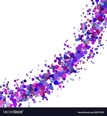 Abstract blank curved confetti background with vector image
