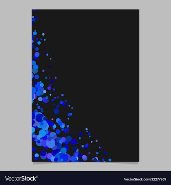 Abstract blank curved confetti page background vector image
