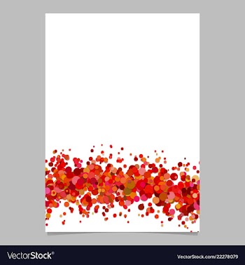 Abstract blank wave dispersed confetti circle vector image