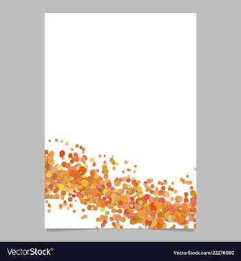 Abstract blank wave scattered confetti circle vector image