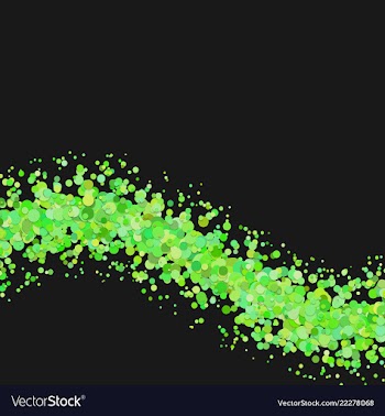 Abstract blank wavy confetti background template vector image