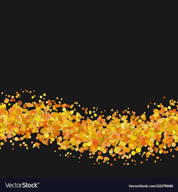 Abstract blank wavy sprinkled confetti circle vector image