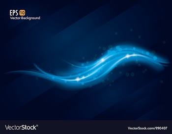  					Abstract blue background 2 vector image														