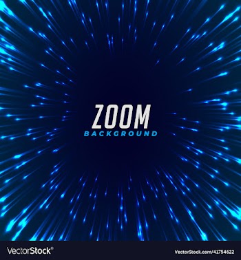 abstract blue glowing zoom effect background