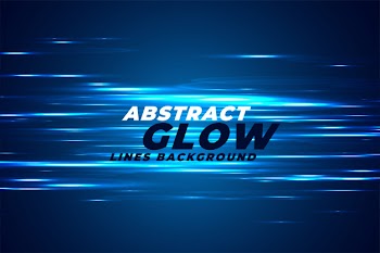 Abstract blue light effect glows background Free Vector