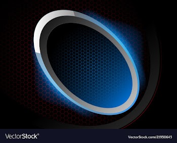 Abstract blue lighting scene vector image