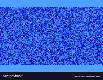 Abstract blue polygonal triangle mosaic pattern vector image