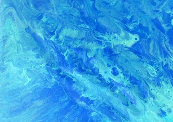Abstract Blue Watercolor Background
