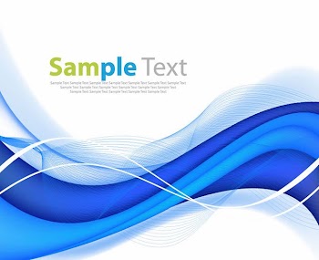 Abstract Blue Wave Background