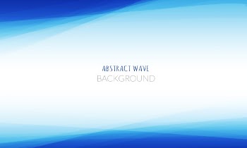 Abstract blue wave background Free Vector