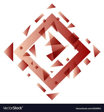 Abstract blurred background with hipster triangles vector image