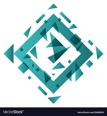 Abstract blurred background with hipster triangles vector image