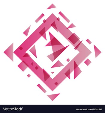 Abstract blurred background with hipster triangles vector image