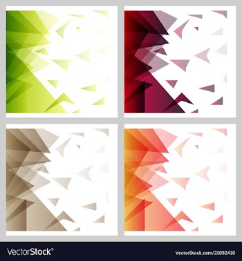 Abstract blurred background with hipster triangles vector image