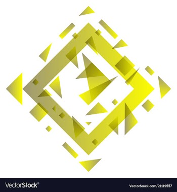Abstract blurred background with hipster triangles vector image