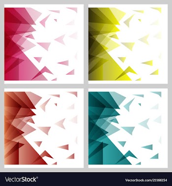Abstract blurred background with hipster triangles vector image