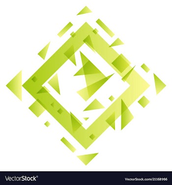 Abstract blurred background with hipster triangles vector image