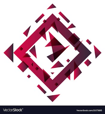 Abstract blurred background with hipster triangles vector image