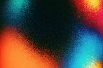 Abstract Blurred Color Field with Film Grain