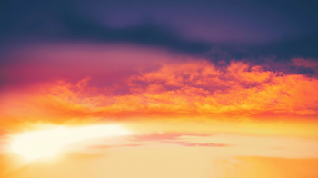 Abstract Blurred Sunset Sky Gradient
