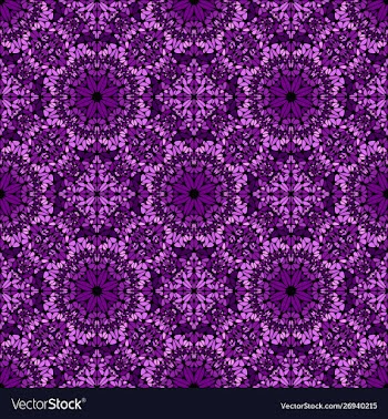 Abstract bohemian dark violet mosaic ethno vector image