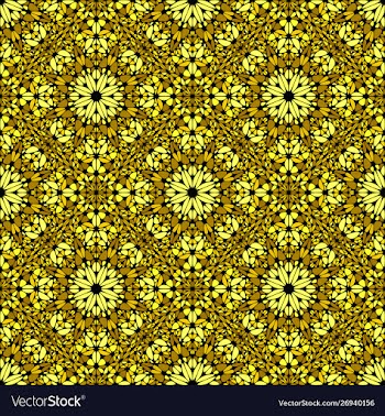 Abstract bohemian oriental seamless glass mosaic vector image