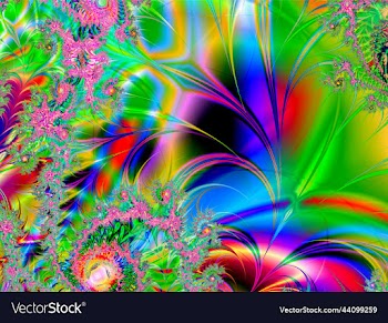 abstract bright multicolor linear pattern color
